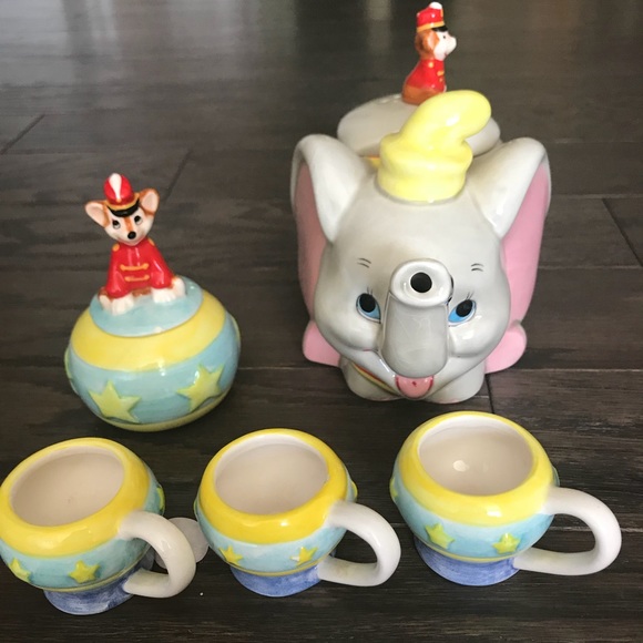 Disney Other - RARE- Disney China - Vintage Dumbo Tea Set